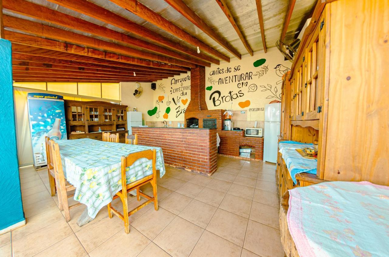 Pousada Recanto Da Vo Ziza Brotas Bagian luar foto